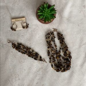 Eye of The Tiger Jewelry Set